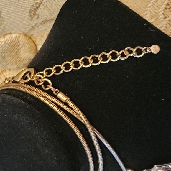 Costume Jewelry Necklace with Purple Stones and Purple Tassels 💜 - Picture 7 of 8